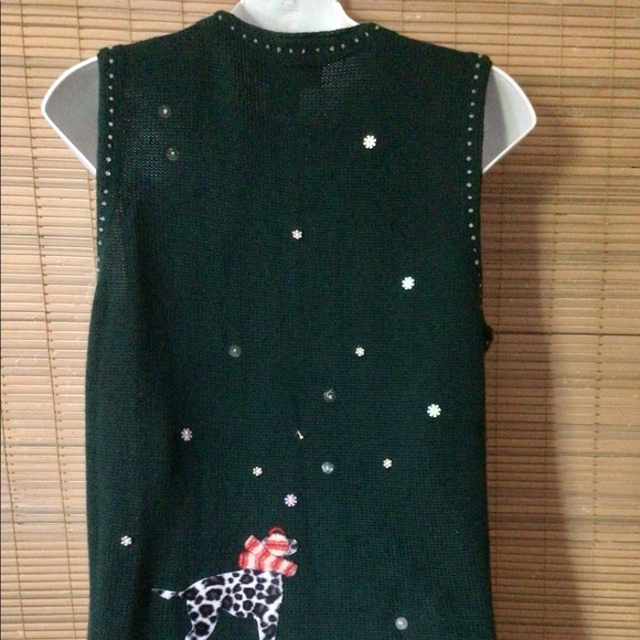 🎄🎄🍾Susan Bristol vest, appliqués, pretty stitch - Picture 6 of 14